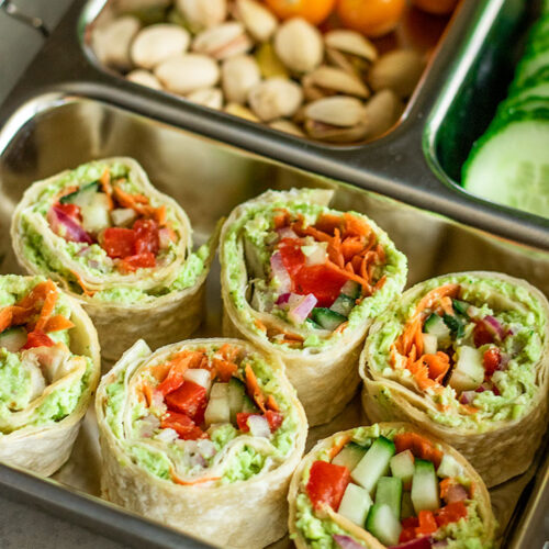 vegan veggie pinwheels feat