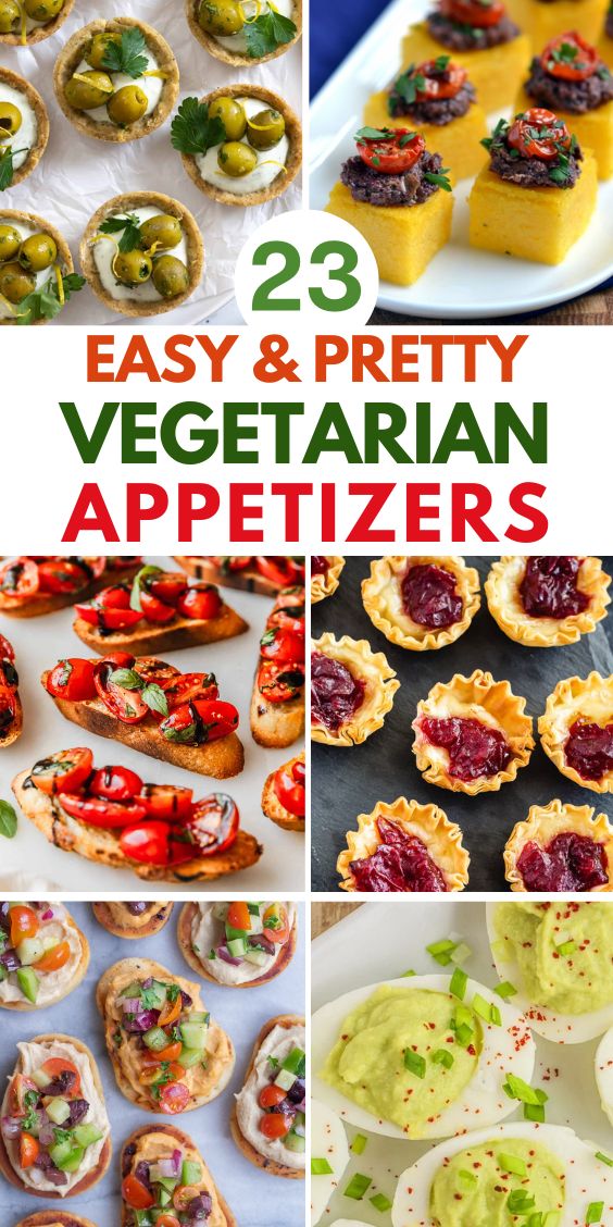 vegetarian Appetizers Finger Food Recipes