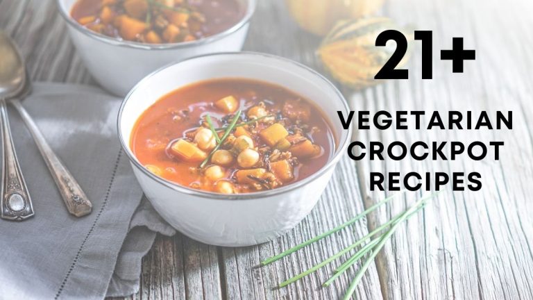 Easy & Healthy Vegetarian Crockpot Recipes