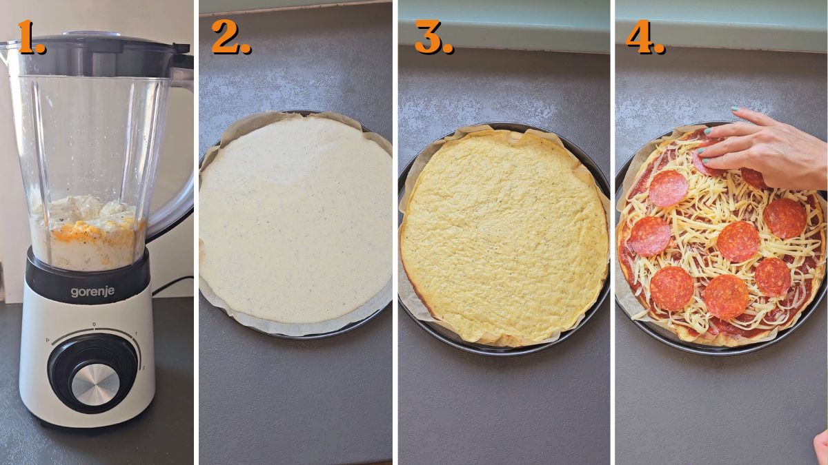 viral recipe cottage cheese flatbread pizza