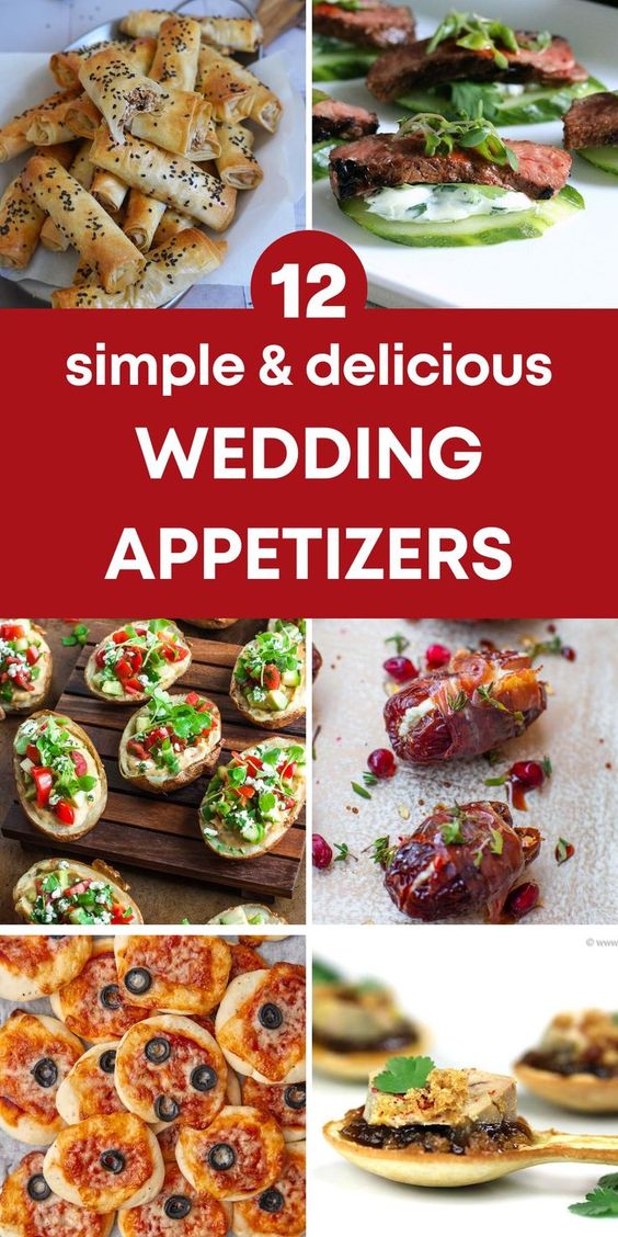 wedding appetizer recipes