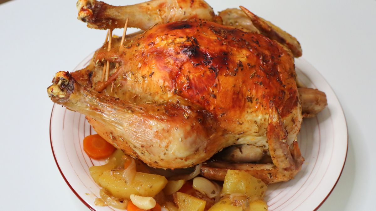 whole roast stuffed chicken