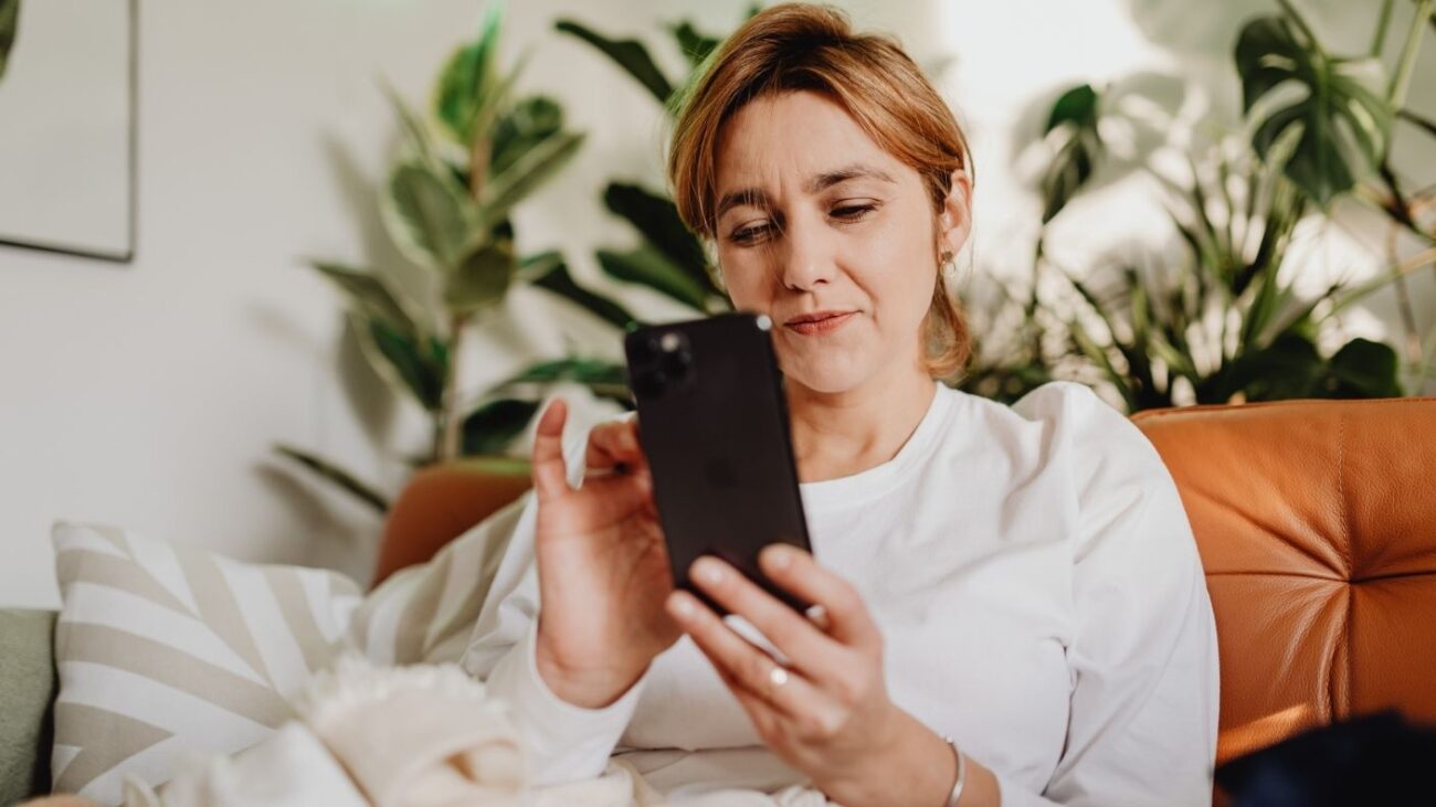 woman on phone 1