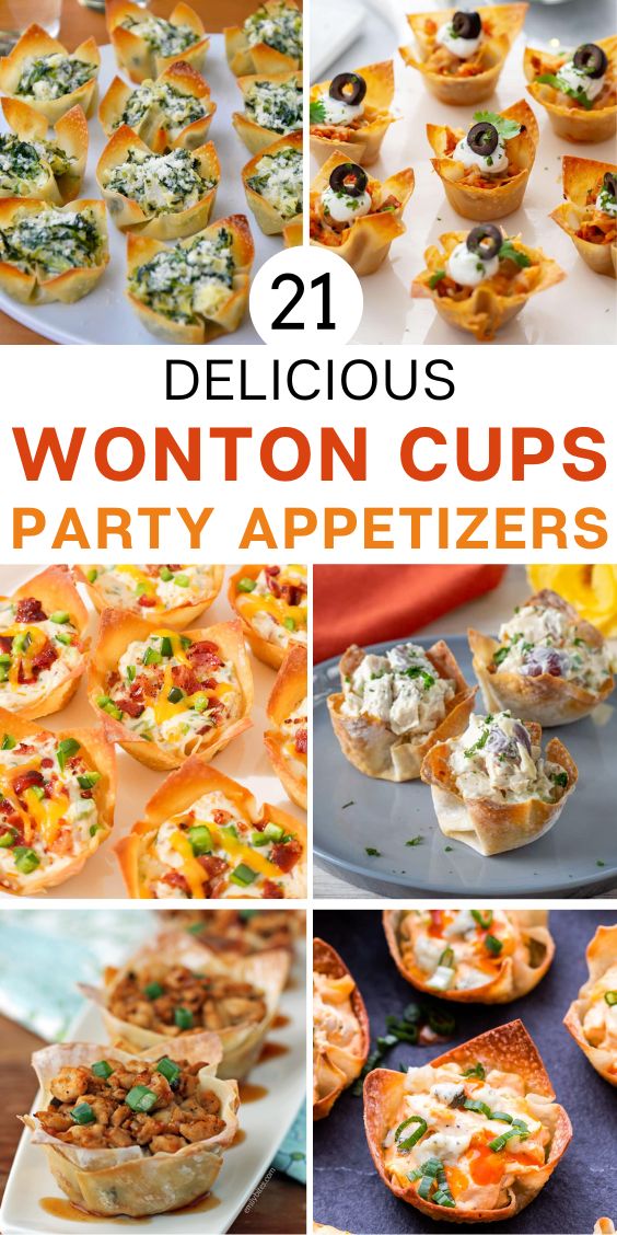 wonton cups appetizers