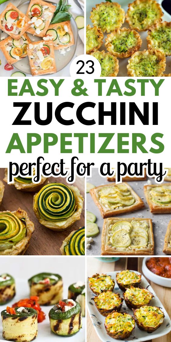zucchini appetizers easy