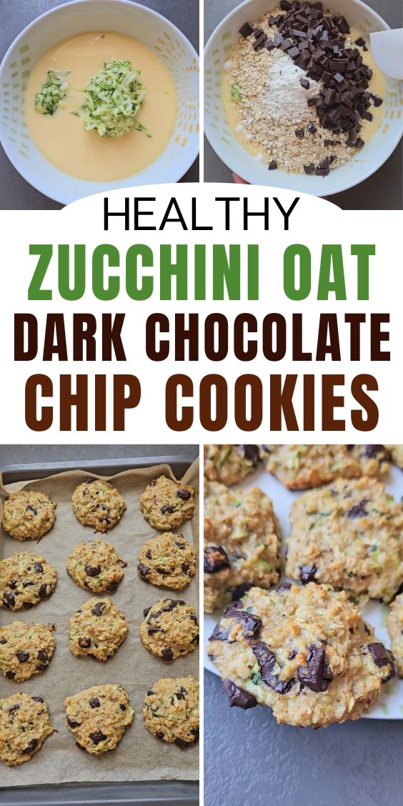 zucchini dark chocolate chip cookies